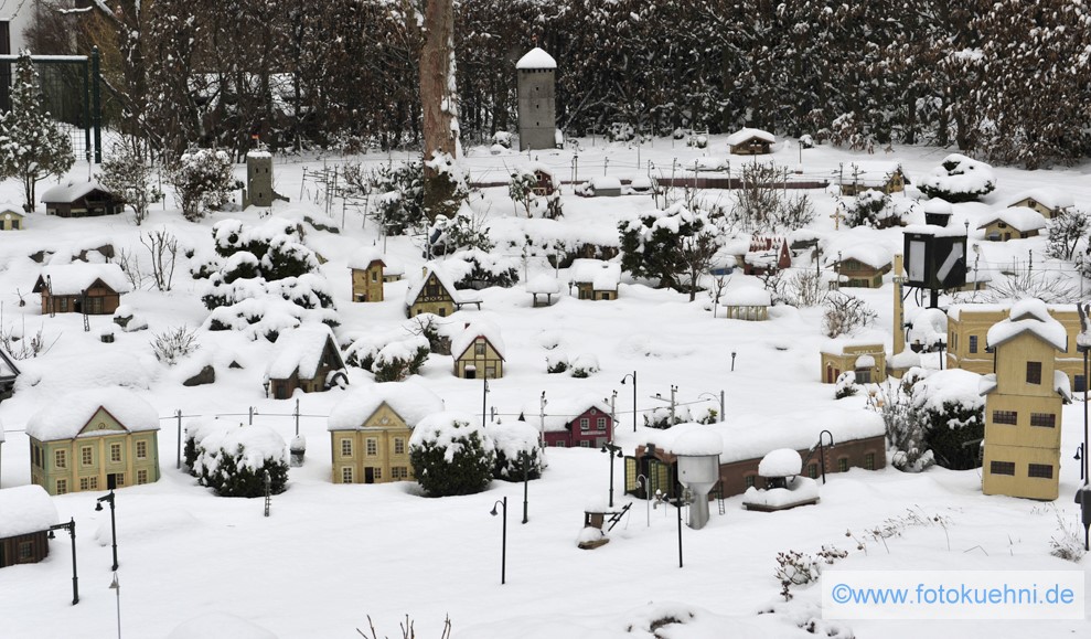 Anlage in Bumblebee-Valley am 17. Januar 2013 mit viel Schnee. 